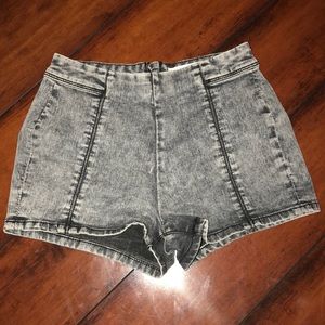 High Waisted Bullhead Denim shorts from pacsun